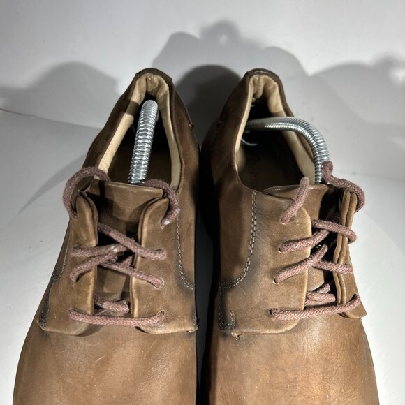 Belvedere Paris Mens Calf Leather Dress Shoes Size 10.5 D Brown Cap Toe Oxfords main image 8